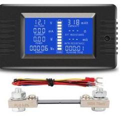Peacefair PZEM-015 with 100A shunt(HOT) DC meter Battery tester-32