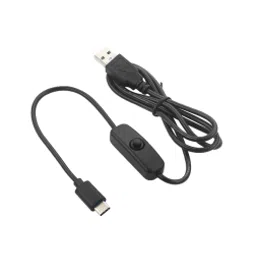 5V 3A USB to Type C Cable With ON/OFF Switch Power Control for Raspberry Pi 4B (1 Meters Black)-32