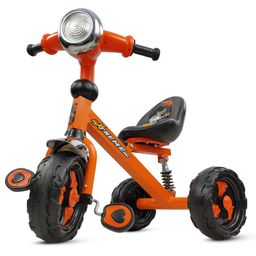 Dash Xtreame Stylish Tricycle with Music & Strong Frame - Orange-image-83