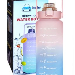 FunBlast Motivational Water Bottle with Time Marker  Multicolor-17
