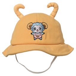 Kid-O-World Sheep Embroidered Cap -  Yellow-image-64