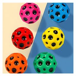 YAMAMA Moon Ball Space Bouncy Balls Durable High Bounce Stress Ball Easy to Hold in Hand Travel Fun Playground Moon Ball For Kids Adults  (Pack of 5  Color May Vary)-22