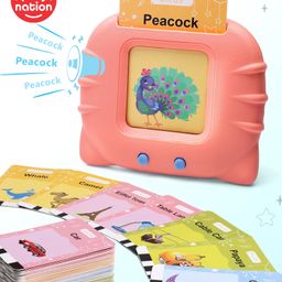 Play Nation Rechargeable Talking Flash Cards Learning and Educational Toys| Kids Reading Machine with 224 Words|Montessori Toys|Gifting|BIS Certified-10