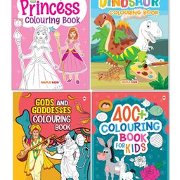 Colouring Books (Set of 4 Books)- English-37
