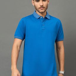 THE BEETEL HOUSE Polo Collar Short Sleeves Cotton T-shirt-image-37