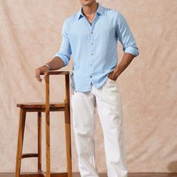 WROGN Men Comfort Slim Fit Casual Shirt-image-83
