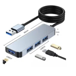 GL3510 USB to USB3.0 High Quality 4 Port Hub Adapter with 1.2m Cable-29