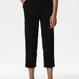 Marks & Spencer Women Slim Fit High-Rise Trousers-image-87
