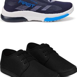 Spotwalk Men Mesh Running Shoes-image-53