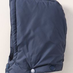 Vitamins Full Sleeves Puffed Sweat Jacket with Hood Colour Block Pattern - Multicolour image 4