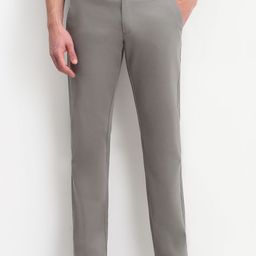 Allen Solly Men Cotton Mid-Rise Slim Fit Trousers-picture-2