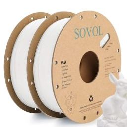 Sovol Matte 1.75mm PLA filaments White 2 kg-30
