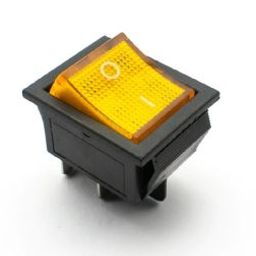 High voltage KCD4 Yellow 250V,16A DPST ON-OFF 4Pin Rocker Switch-8