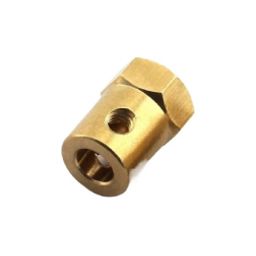 Short Coupling for Robot Smart Car Wheel – 5 mm Length: 18mm-15