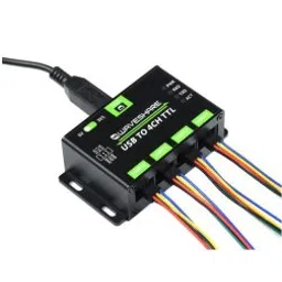 Waveshare Industrial USB TO 4CH TTL Converter, USB To UART, Multi Protection & Systems Support-41