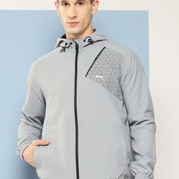 Slazenger Printed Sporty Jacket with Zip Detailing-image-14