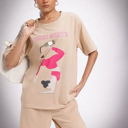 glitchez Yoga Print Oversize Casual Co-Ords-image-20