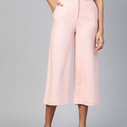 Marks & Spencer Women Dusty Pink Regular Fit Solid Culottes-image-63