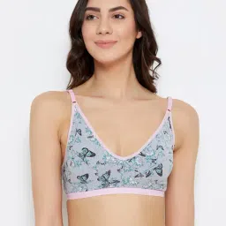Clovia Pink Non Wired Non Padded Full Coverage Bra-picture-44