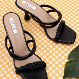 Elle Women's Black Casual Stilettos-picture-24