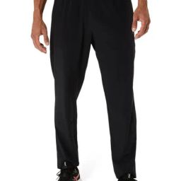 Asics Men's Performance Black Spiral Embroidery Woven Trackpants-picture-13