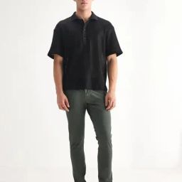 Rare Rabbit Green Cotton Regular Fit Solid Jeans-picture-38
