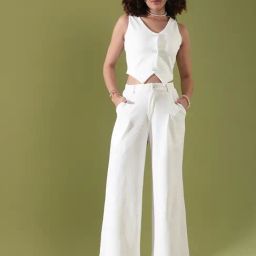 SELVIA White Maxi Co-Ord Set-image-23