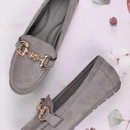 Ronnie Grey Women's Grey Casual Loafers-image-28