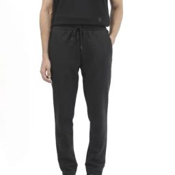 Rare Rabbit Black Cotton Regular Fit Solid Joggers-picture-14