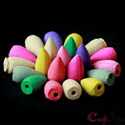 Pack of 300 Backflow Incense Cones in Rose, Jasmine and Lavender Scent for Backflow Incense Burners-10