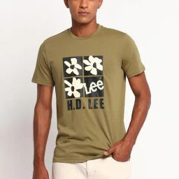 Lee Olive Crew T-Shirt-picture-29