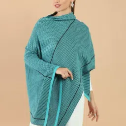 Soch Turquoise Striped Shrug-image-38