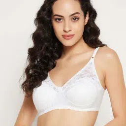 Clovia White Full Coverage Non-Padded Wireless T-Shirt Bra-picture-11