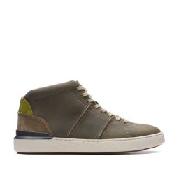 Clarks Men's CourtLite Hi Olive Casual Boots-image-62
