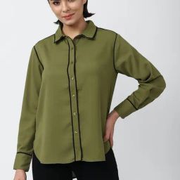 Forever 21 Olive Regular Fit Shirt-picture-36