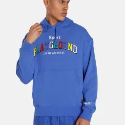 Puma Royal Sapphire Cotton Relaxed Fit Printed Sweatshirt-image-12