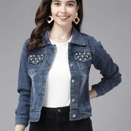Aarika Navy Embellished Jacket-31