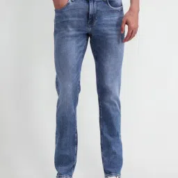 U.S. Polo Assn. Blue Cotton Slim Fit Jeans-picture-39