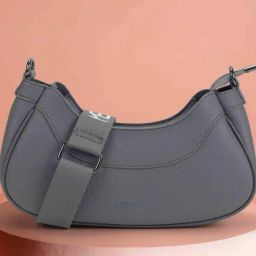 Metro Grey Small Hobo Bag-image-26