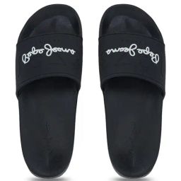 Pepe Jeans Men's Black Slides-picture-10