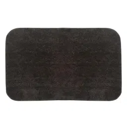 BIANCA Ultra-Soft Fluffy Bath Mat With Non-Slip Rubber Backing -1pc Medium (plush) solid-brown image 2