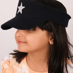 DukieKooky Kids Embroidered Cotton Sports Visor Cap-image-89