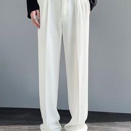 StyleCast x Revolte Men Mid-Rise Easy Wash Trousers-image-64