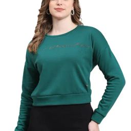 Monte Carlo Teal Graphic Print Sweatshirt-image-29