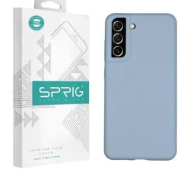 Sprig Liquid Silicone Back Cover for Samsung Galaxy S21 FE 5G (Blue)-image-89