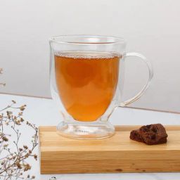 Femora Transparent Borosilicate Double Wall Coffee Cup - Set of 4 (250ml)-22