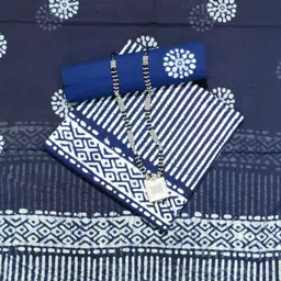 Farooq Dyeing Ethnic Motifs Printed Pure Cotton Unstitched Dress Material-picture-8