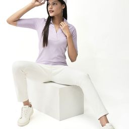 R.Code by The Roadster Life Co. Women Self Design Shirt Collar Fitted Regular Top-picture-20