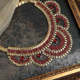 Sohi The Corona Statement Necklace for Women-image-61