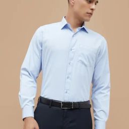 Code By Lifestyle Blue Regular Fit Printed Shirt-picture-46